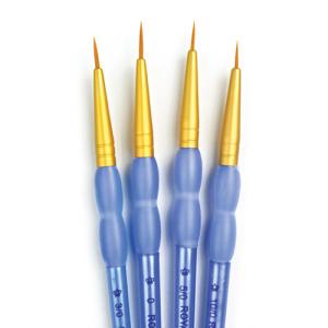 Royal & Langnickel Crafters Choice Rubber Grip Brush Set - (4 Pieces) Detail